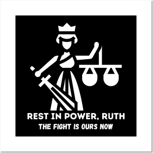 Rest in Power RBG Posters and Art